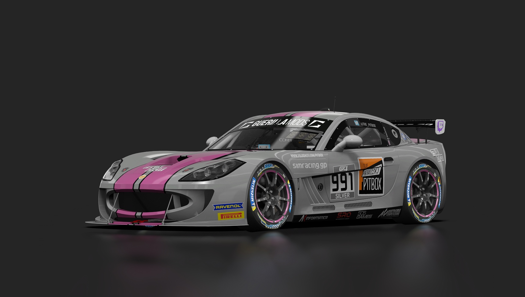 Ginetta G55 GT4 — ливрея GT4 European Series - TPP Ginetta DAN #991