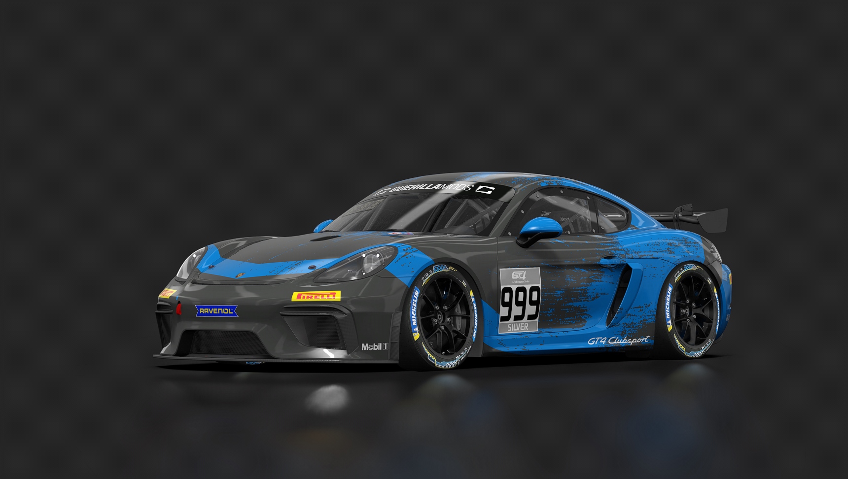 GT4 European Series (Fictional) - Porsche Motorsport (Blue) #999