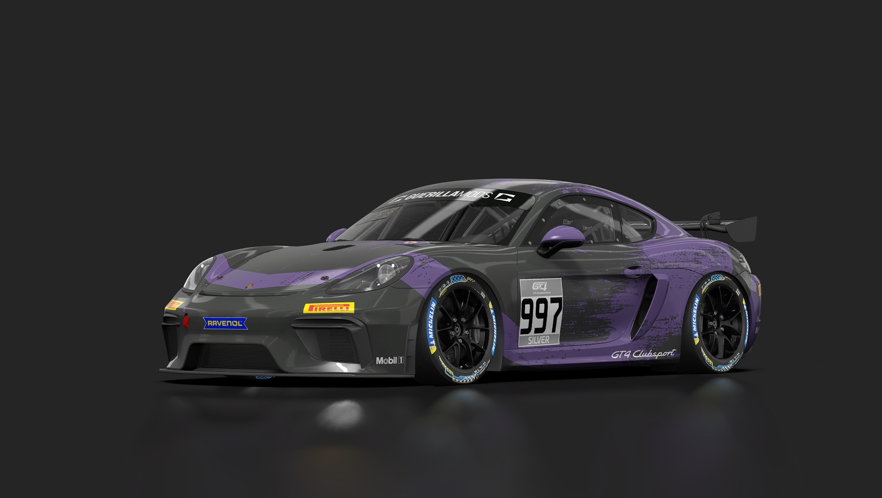 GT4 European Series (Fictional) - Porsche Motorsport (Purple) #997