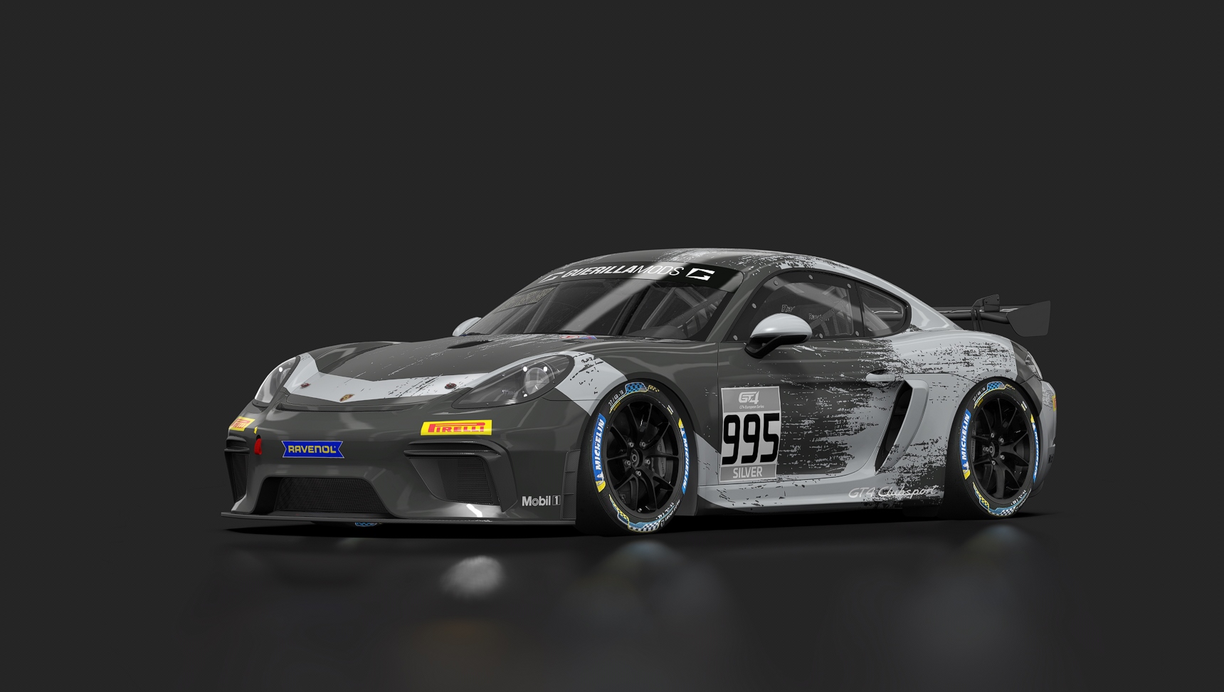 GT4 European Series (Fictional) - Porsche Motorsport (Silver) #995