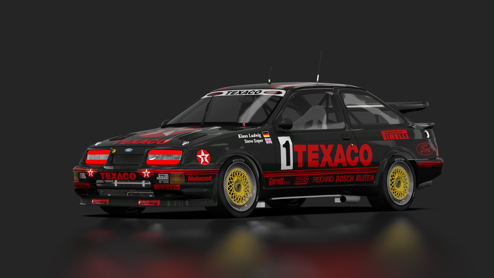Ford Sierra RS500 Cosworth DTM — ливрея Texaco