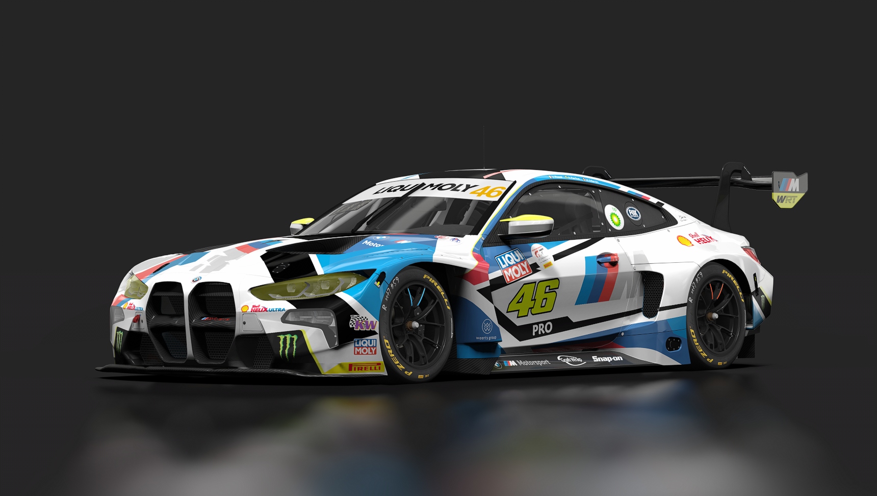 BMW M4 GT3 — ливрея 2023 B12H WRT #46