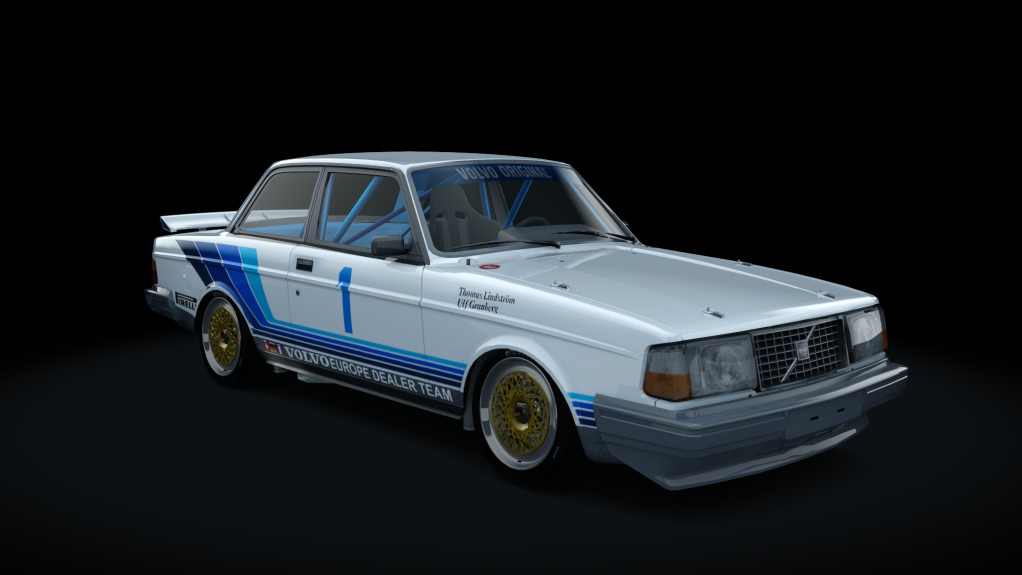 WTCC 1987 Volvo 240 — ливрея T.Lindström