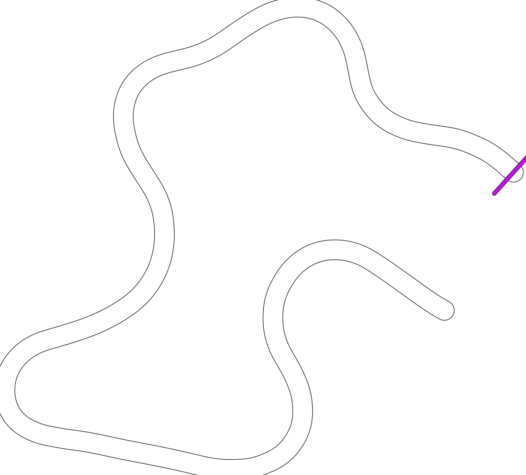 Схема трассы Moscow Raceway DriftExpo