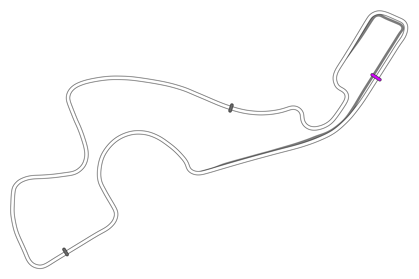Схема трассы Sochi Autodrom