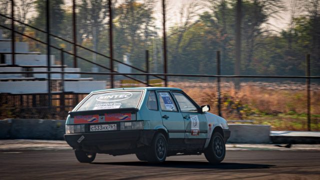Первый подиум Давида на Ладе Балтика в Time Attack Evo Racepark Championship