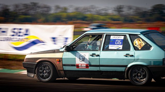 Первый подиум Давида на Ладе Балтика в Time Attack Evo Racepark Championship