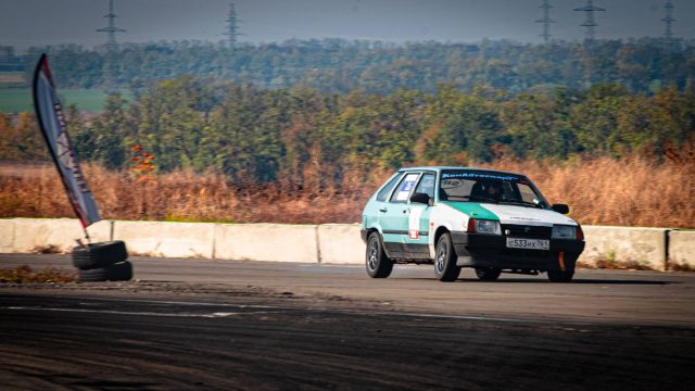 Первый подиум Давида на Ладе Балтика в Time Attack Evo Racepark Championship
