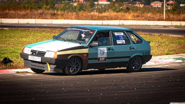 Первый подиум Давида на Ладе Балтика в Time Attack Evo Racepark Championship