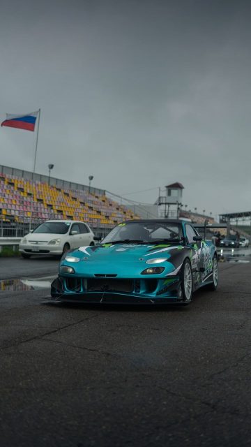 Дима на RX-7 протестировал машину в дождевых условиях на Russian Time Attack Series