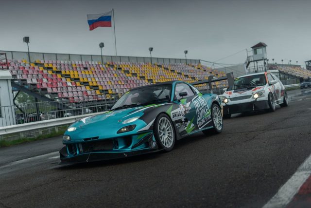 Дима на RX-7 протестировал машину в дождевых условиях на Russian Time Attack Series