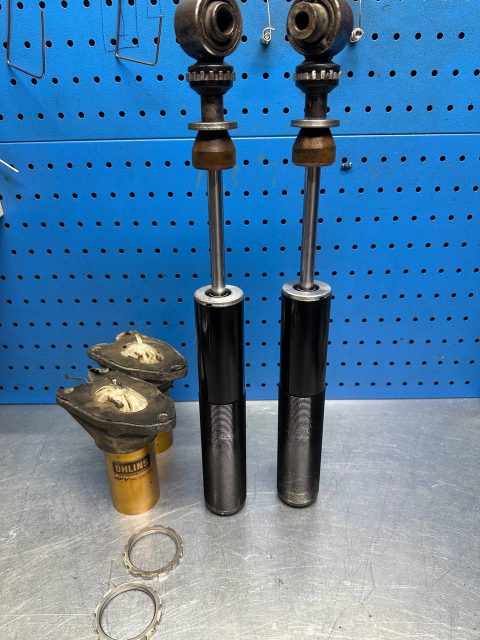Ремонт амортизатора ÖHLINS DFV после неправильной установки