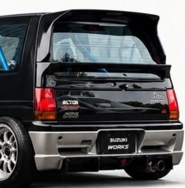 Поиск формы и проектирование заднего бампера на основе Suzuki Alto Works