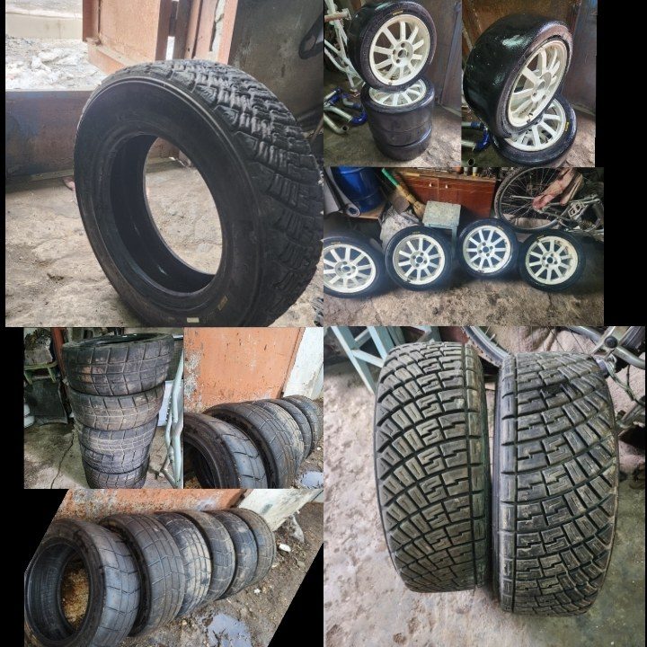 Колёса Slik R15 4x98 со сликами Dunlop SP Sport 185/55 R15